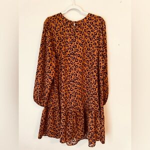 Ava Viv Leopard Swing Dress
